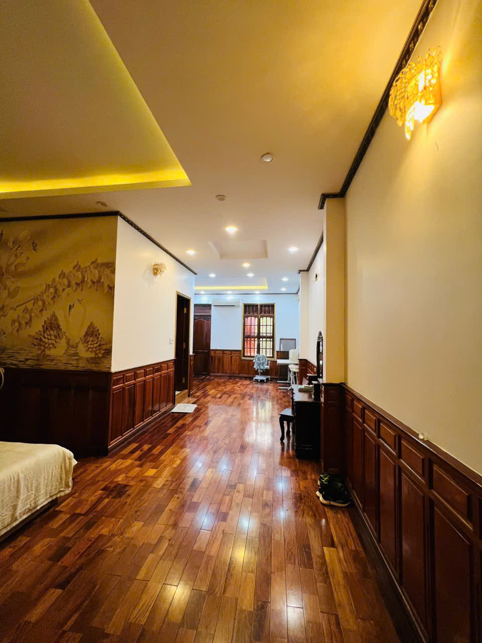 Phòng ngủ nhà 3 tầng mặt tiền Ngô Quyền Tân An